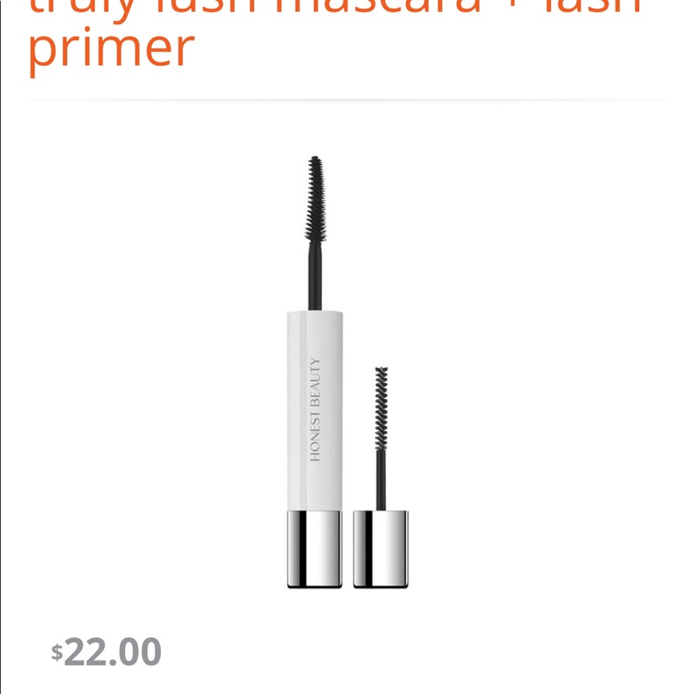 Black mascara and primer - The Honest Company